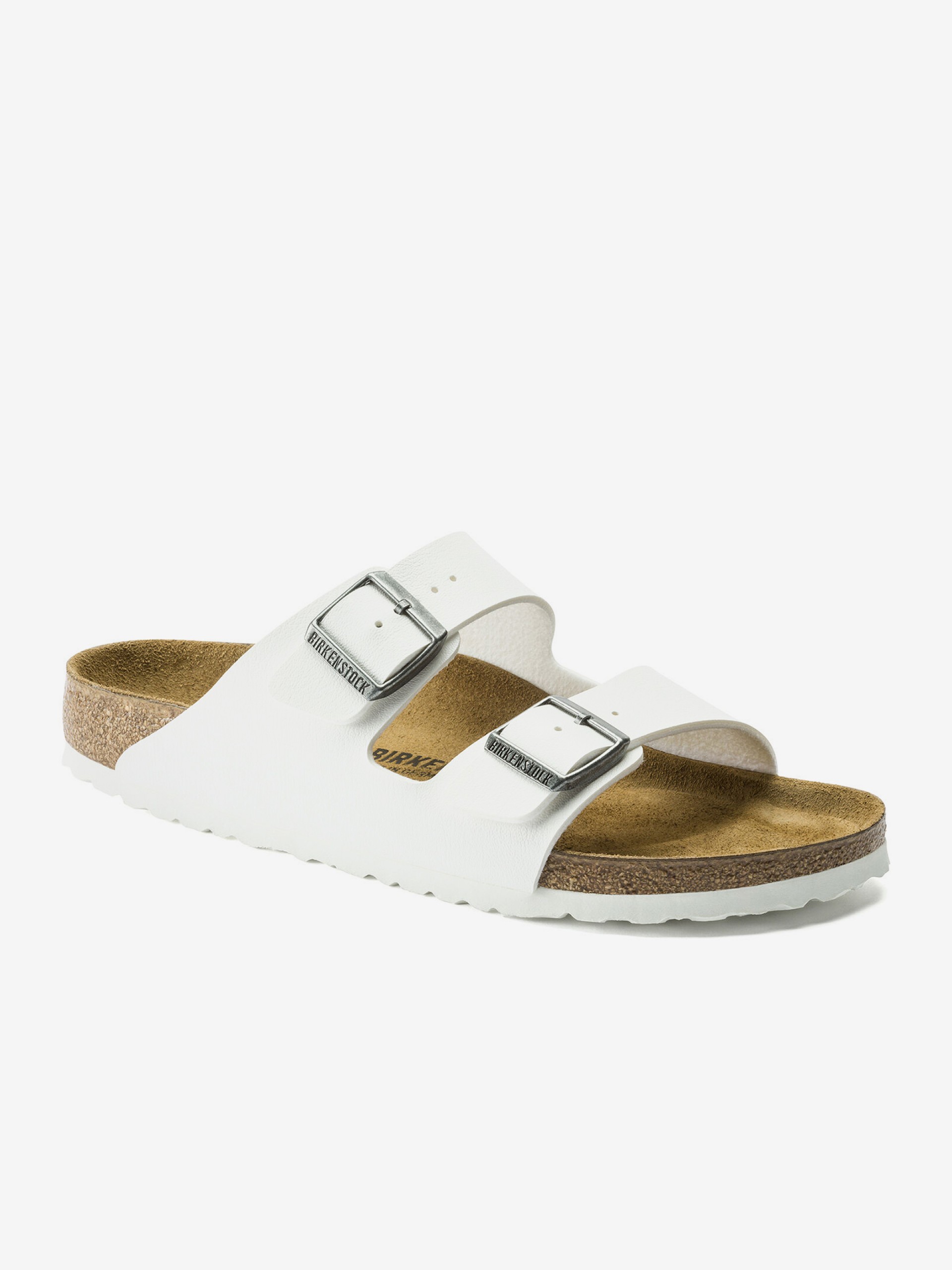Chinelos Birkenstock Arizona Birko-Flor Brancos