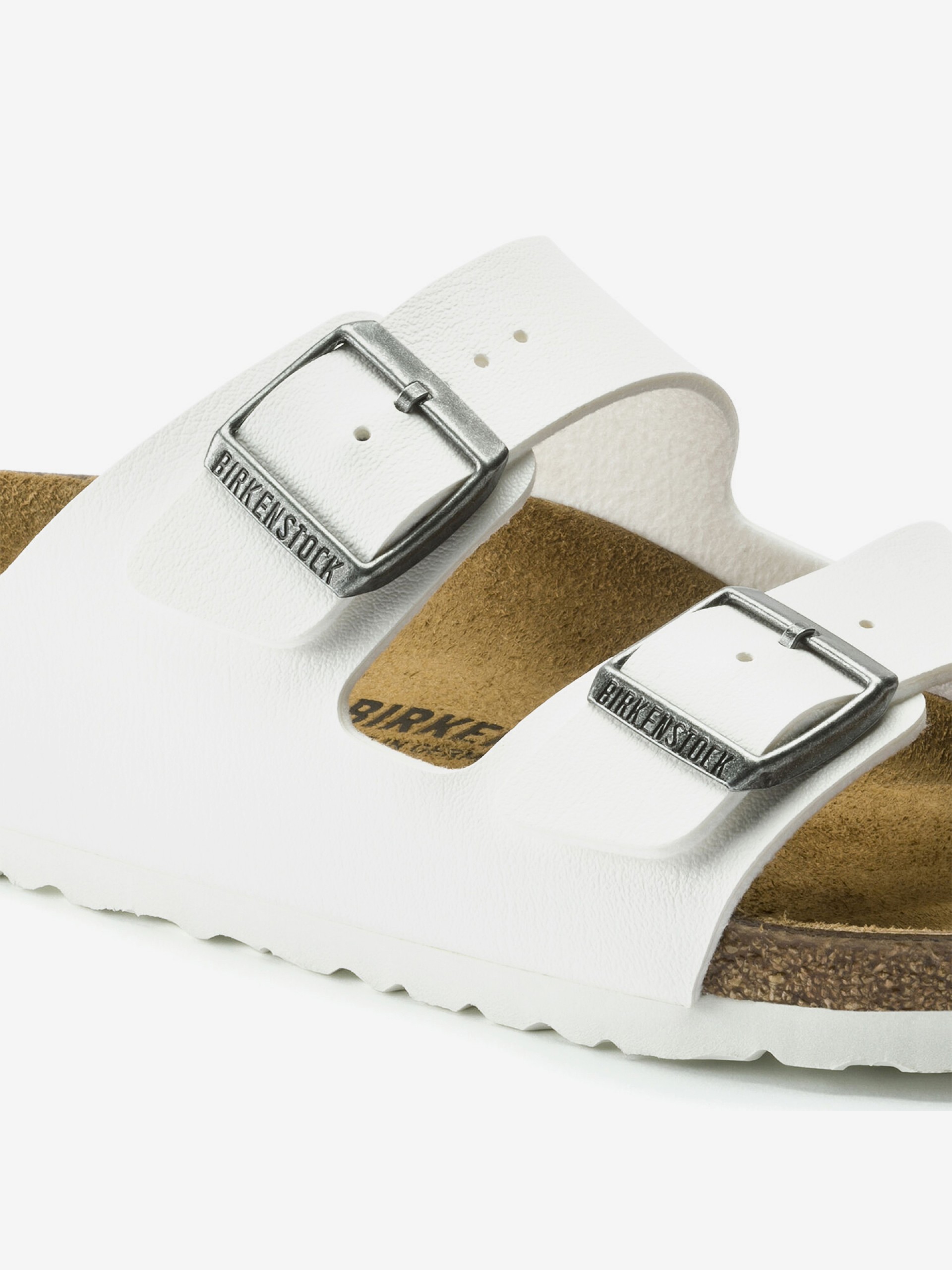 Chinelos Birkenstock Arizona Birko-Flor Brancos