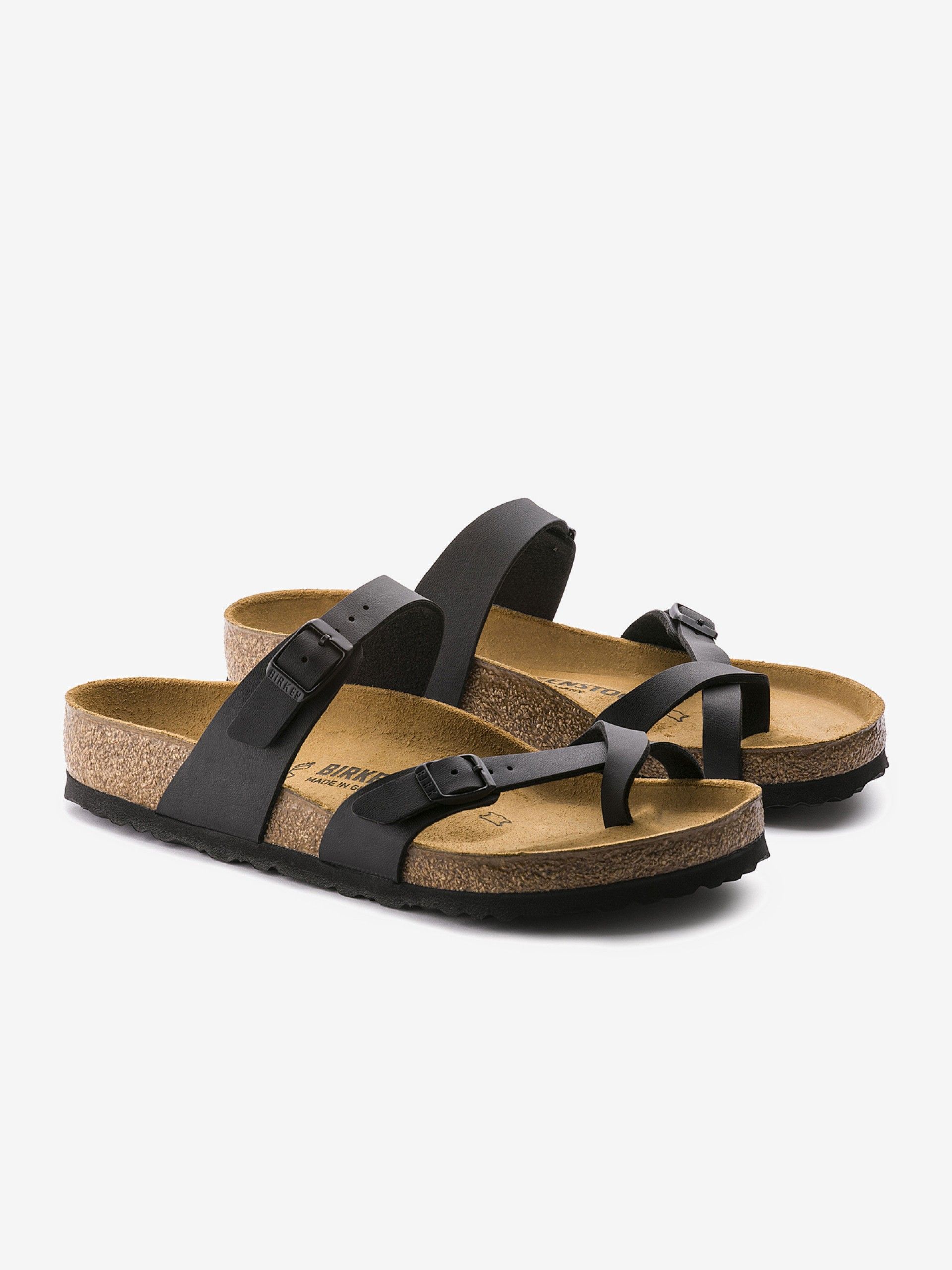 Chinelos Birkenstock Mayari Birko-Flor Pretos
