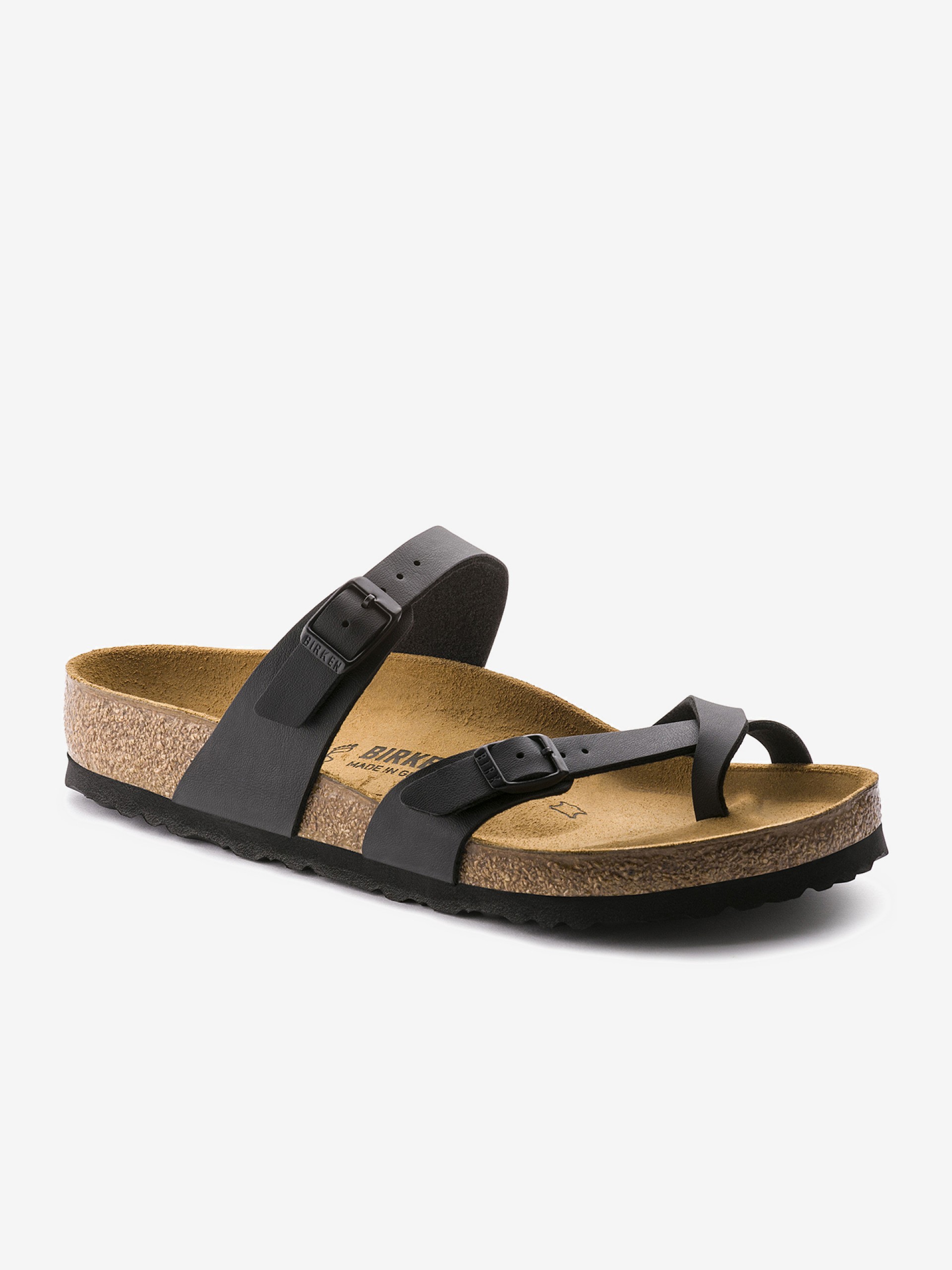 Chinelos Birkenstock Mayari Birko-Flor Pretos