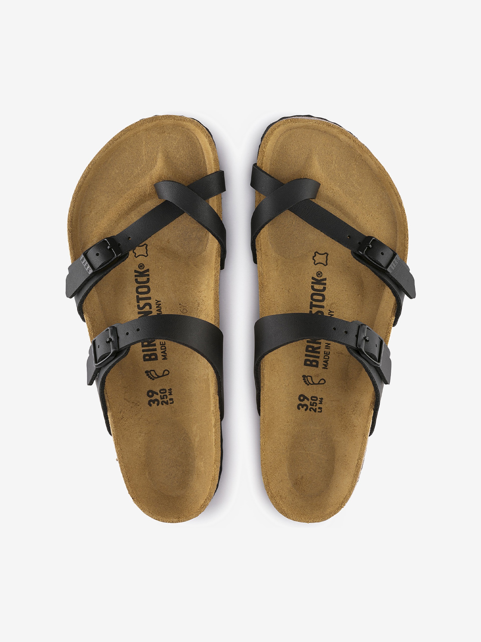 Chinelos Birkenstock Mayari Birko-Flor Pretos