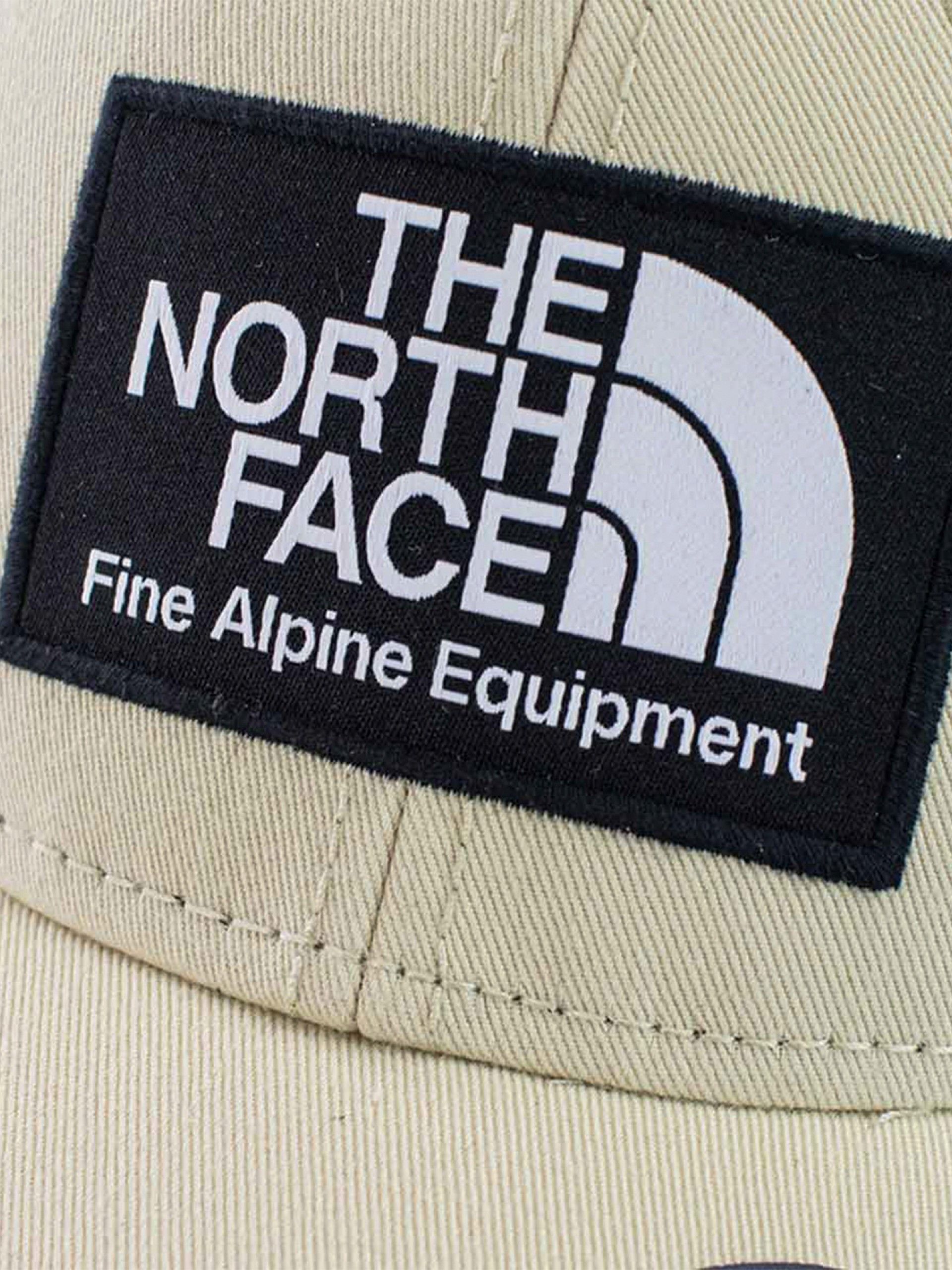 The North Face Mudder Trucker Beige and Black Cap