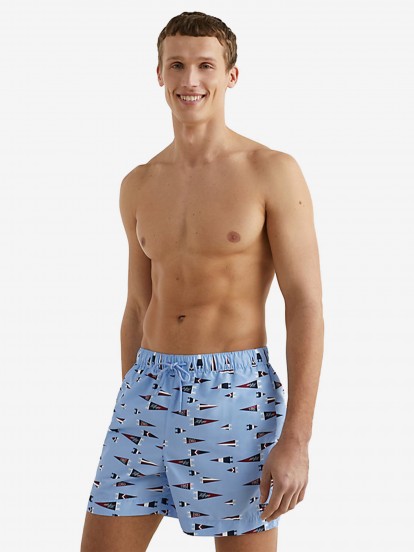 Tommy Hilfiger Medium Drawstring Print Swimming Shorts