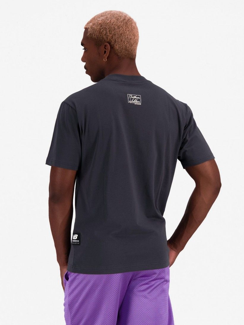 New Balance Hoops Cotton Jersey Sleeve T-shirt