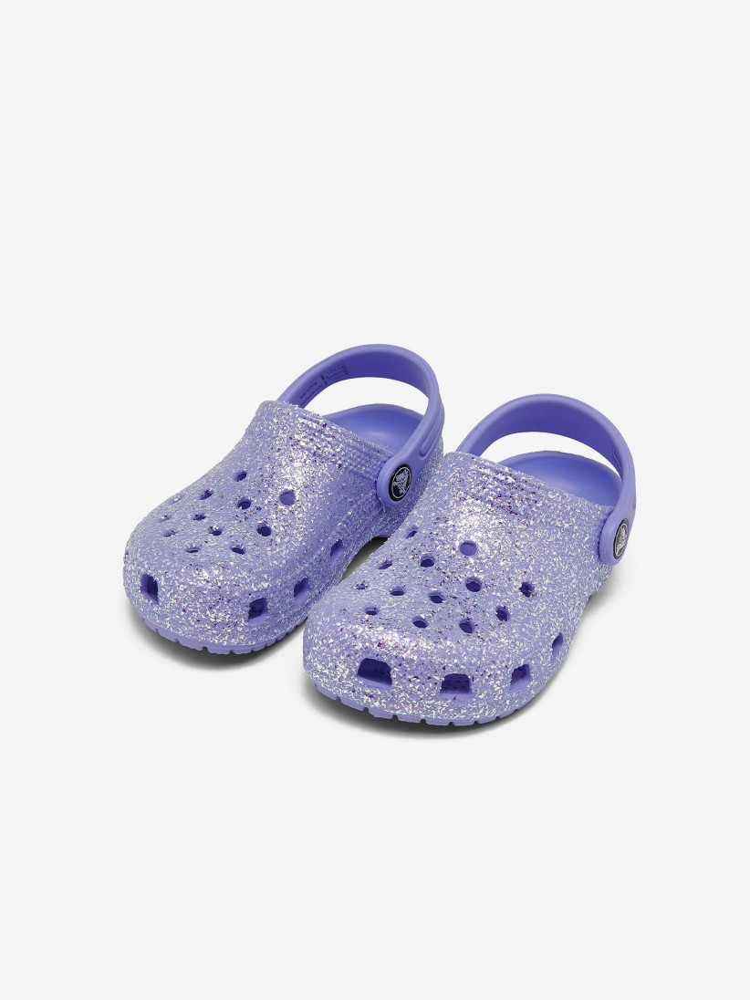 Crocs Classic Glitter Clog T Sandals