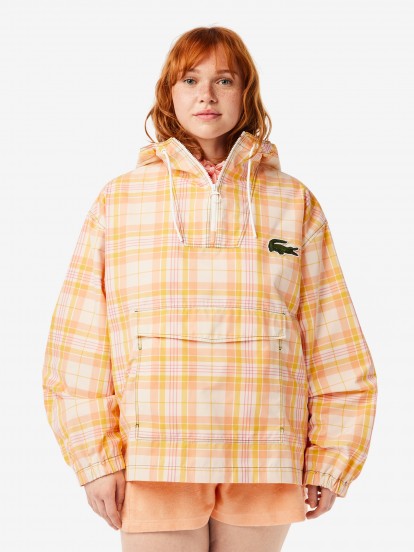 Lacoste Women's Checked Pull-On Jacket