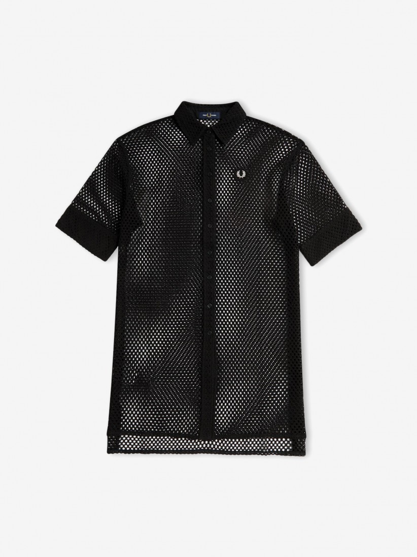 Fred Perry Open Mesh Dress