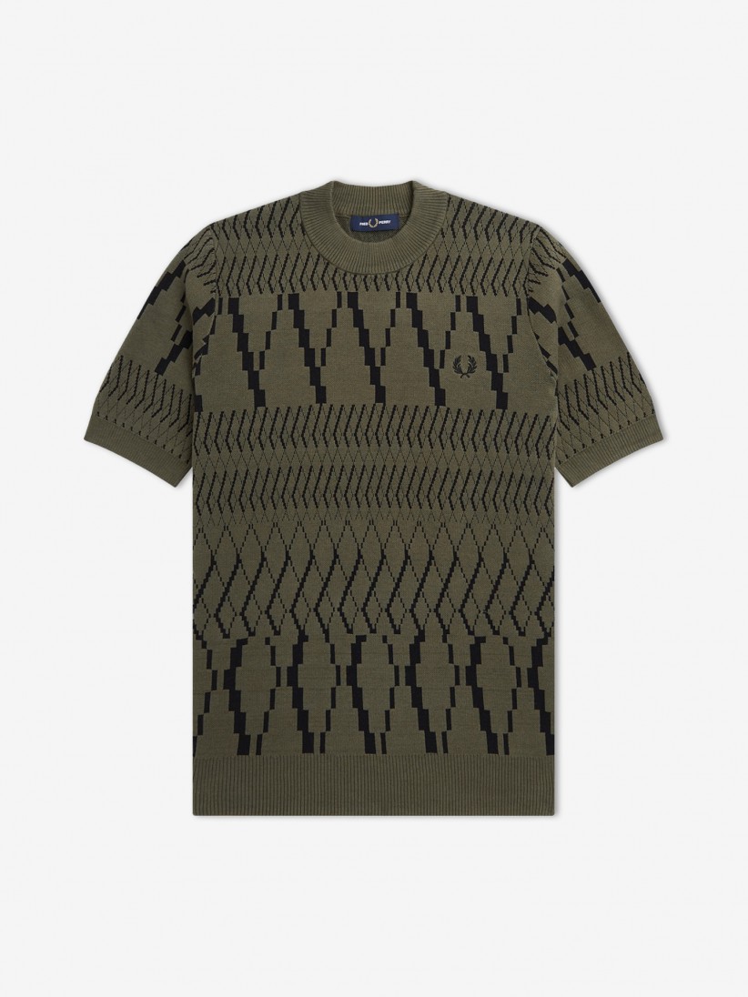 Fred Perry Argyle Knitted T-shirt