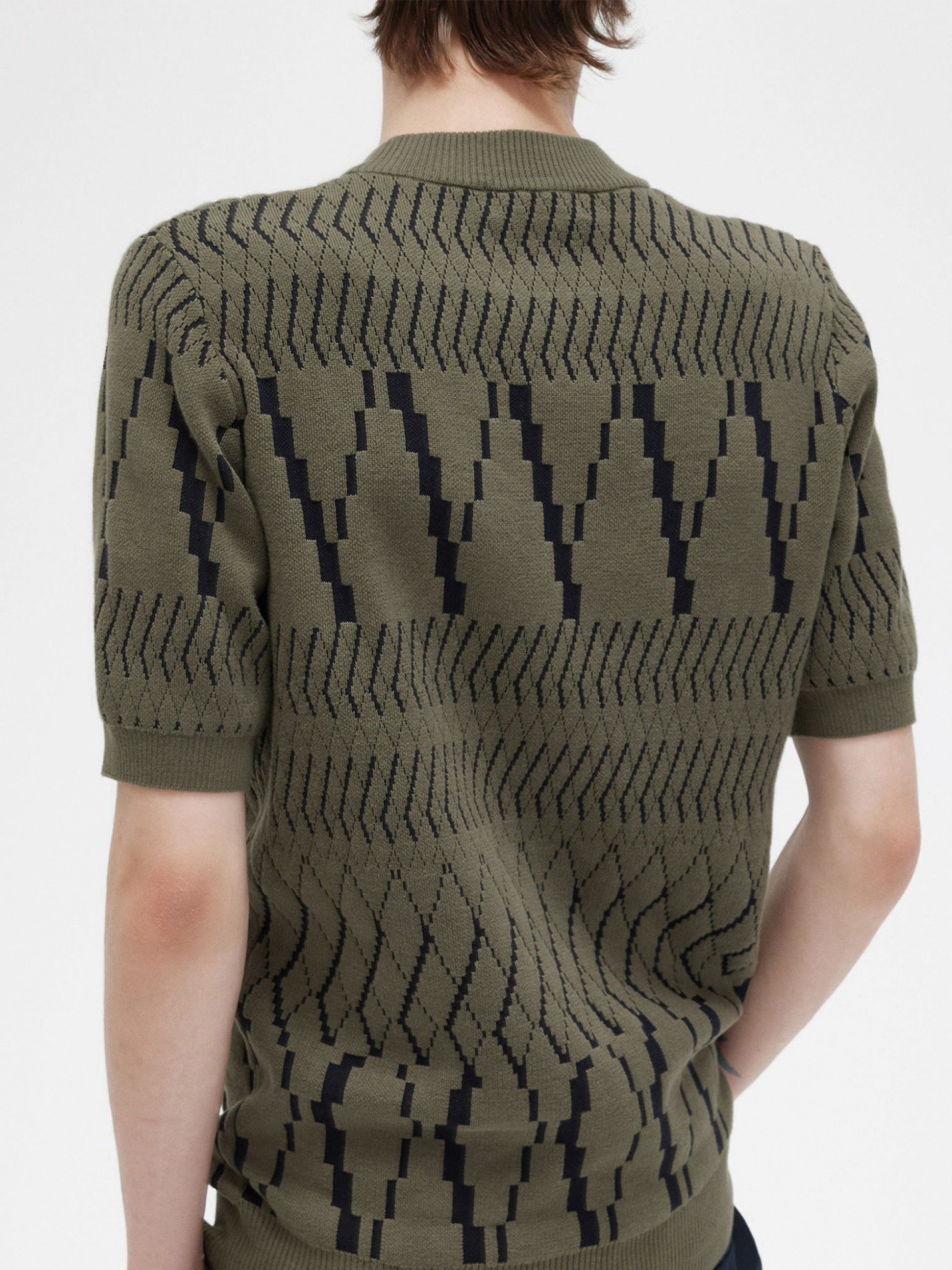 T-shirt Fred Perry Argyle Knitted