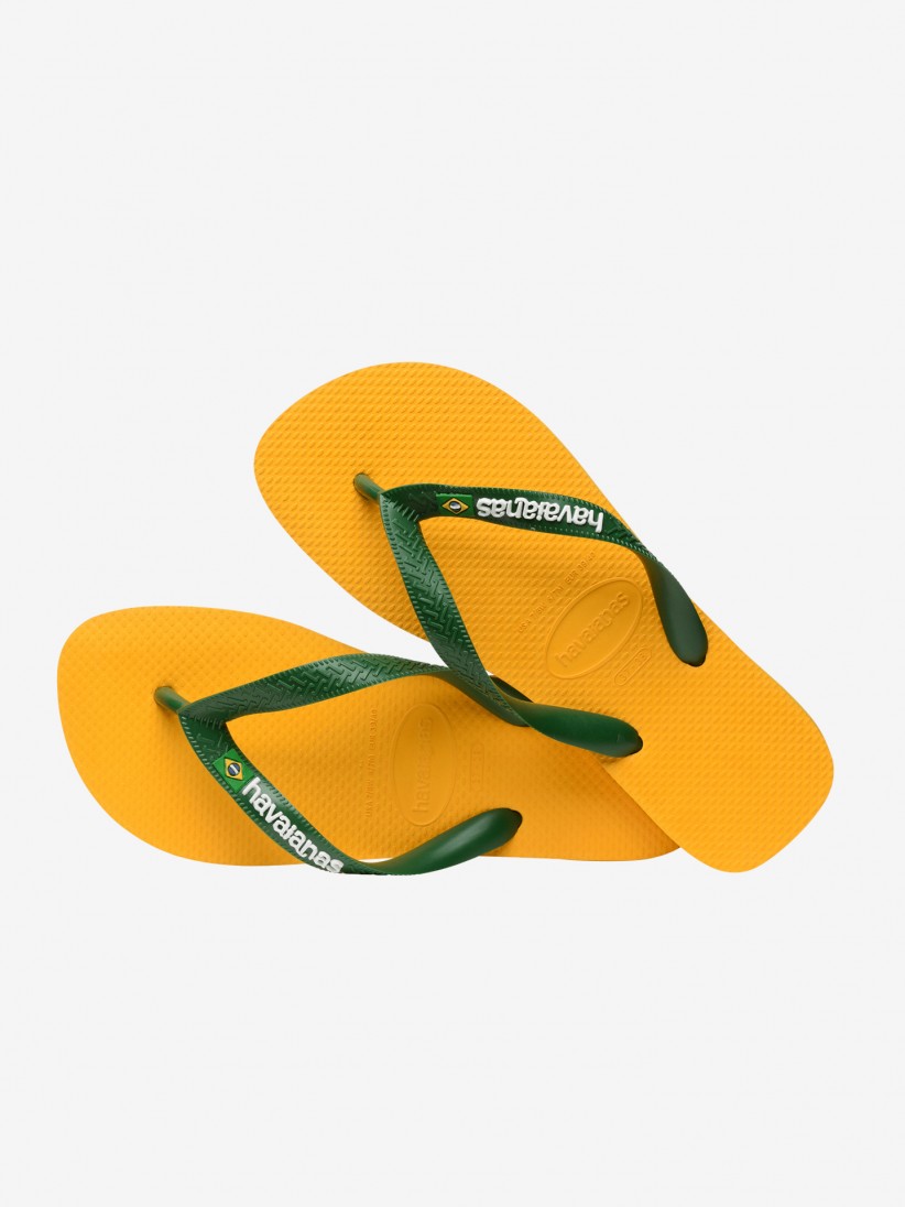 Havaianas Brasil Logo Flip Flops