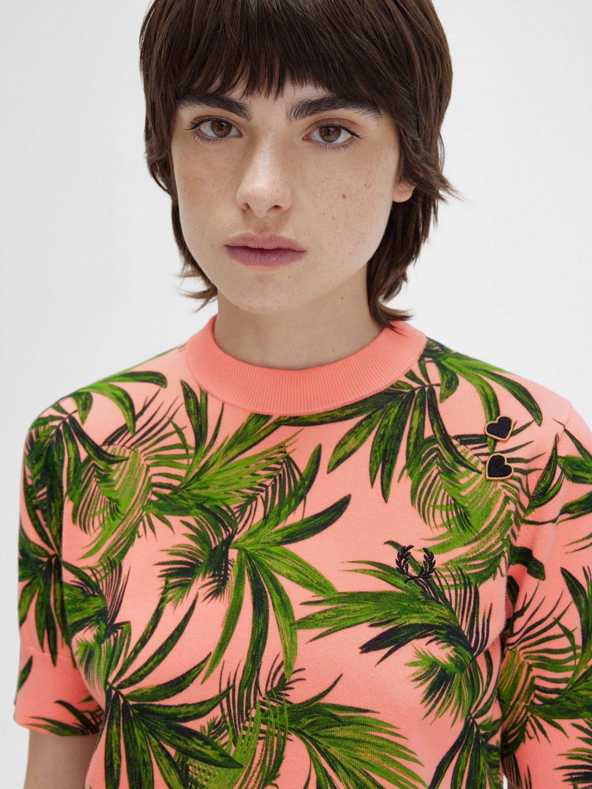 T-shirt Fred Perry Amy Winehouse Print