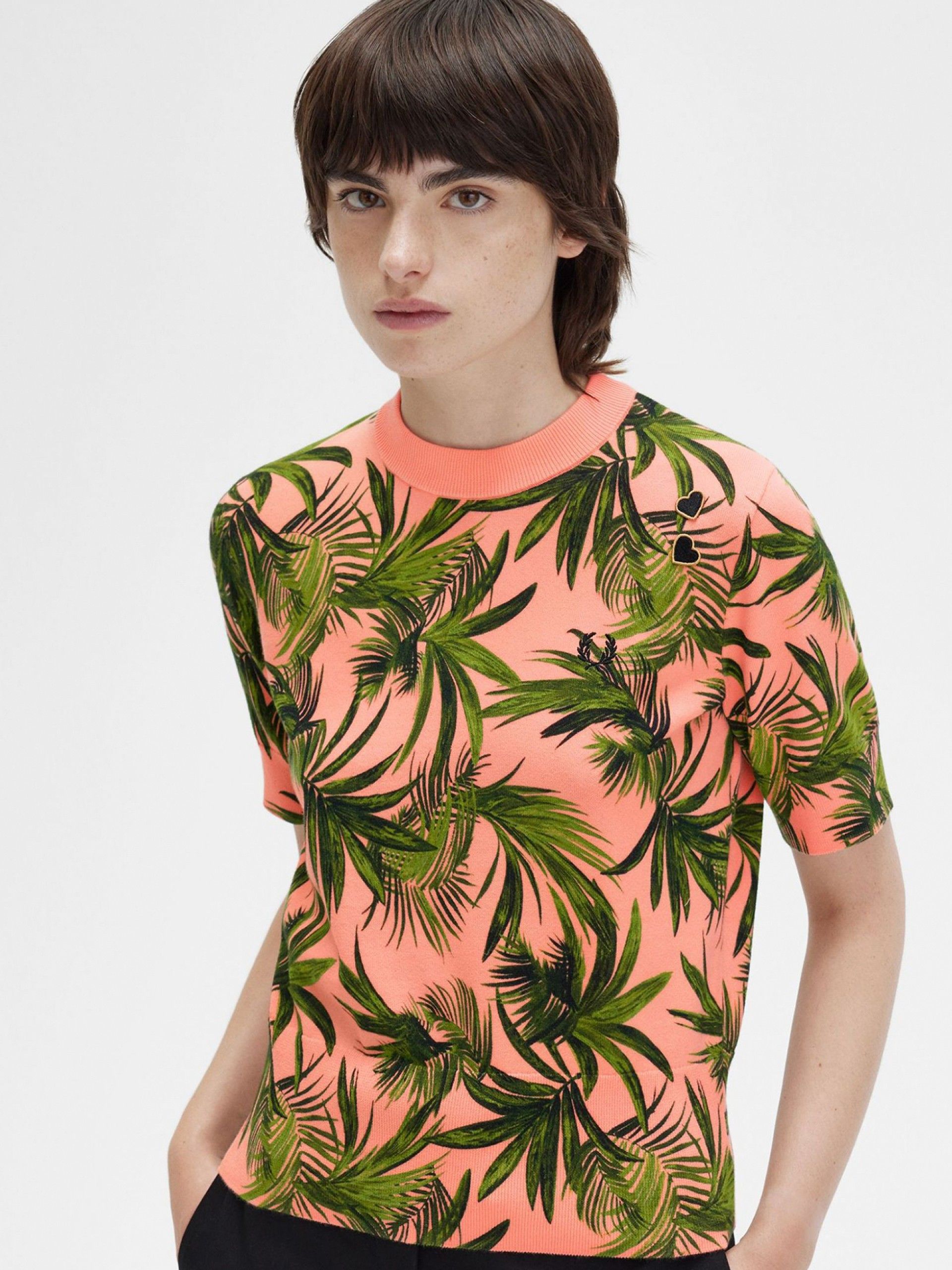 T-shirt Fred Perry Amy Winehouse Print