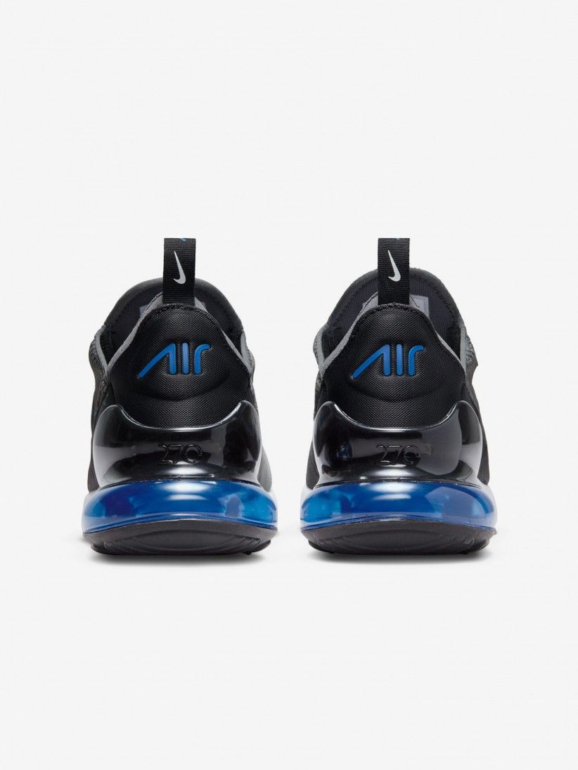 Air max 270 all black blue bubble sale