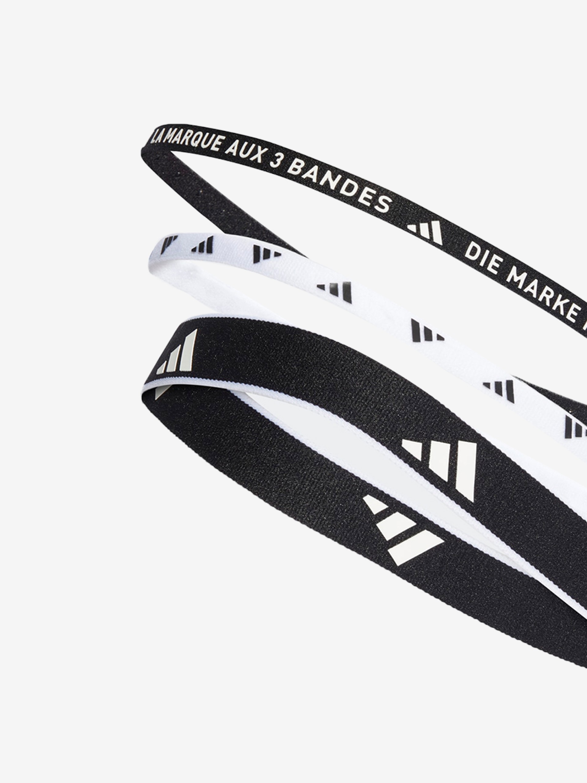 Cintas p/ Pelo Adidas New Blancas y Negras