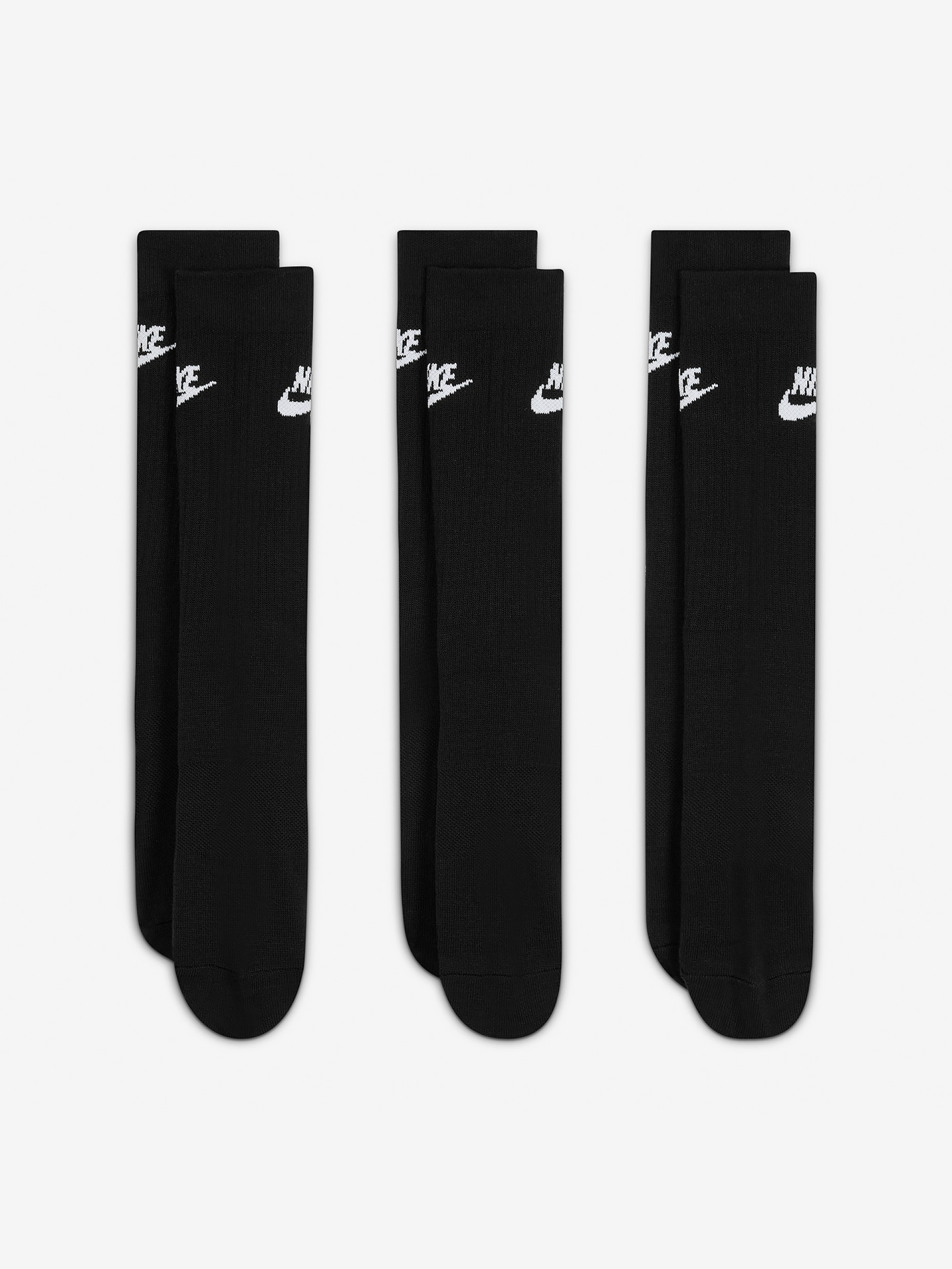 Calcetines Nike Sportswear Everyday Essential Negros (3 Pares)