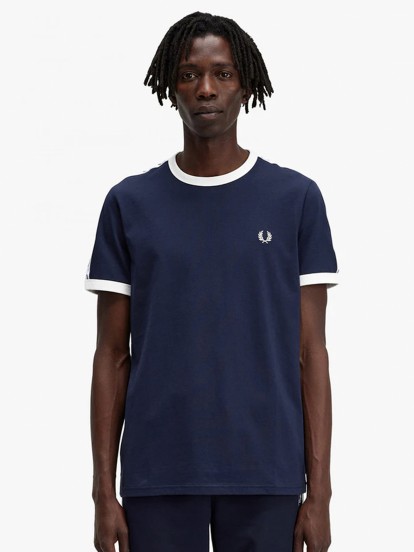 Camiseta Fred Perry Taped Ringer