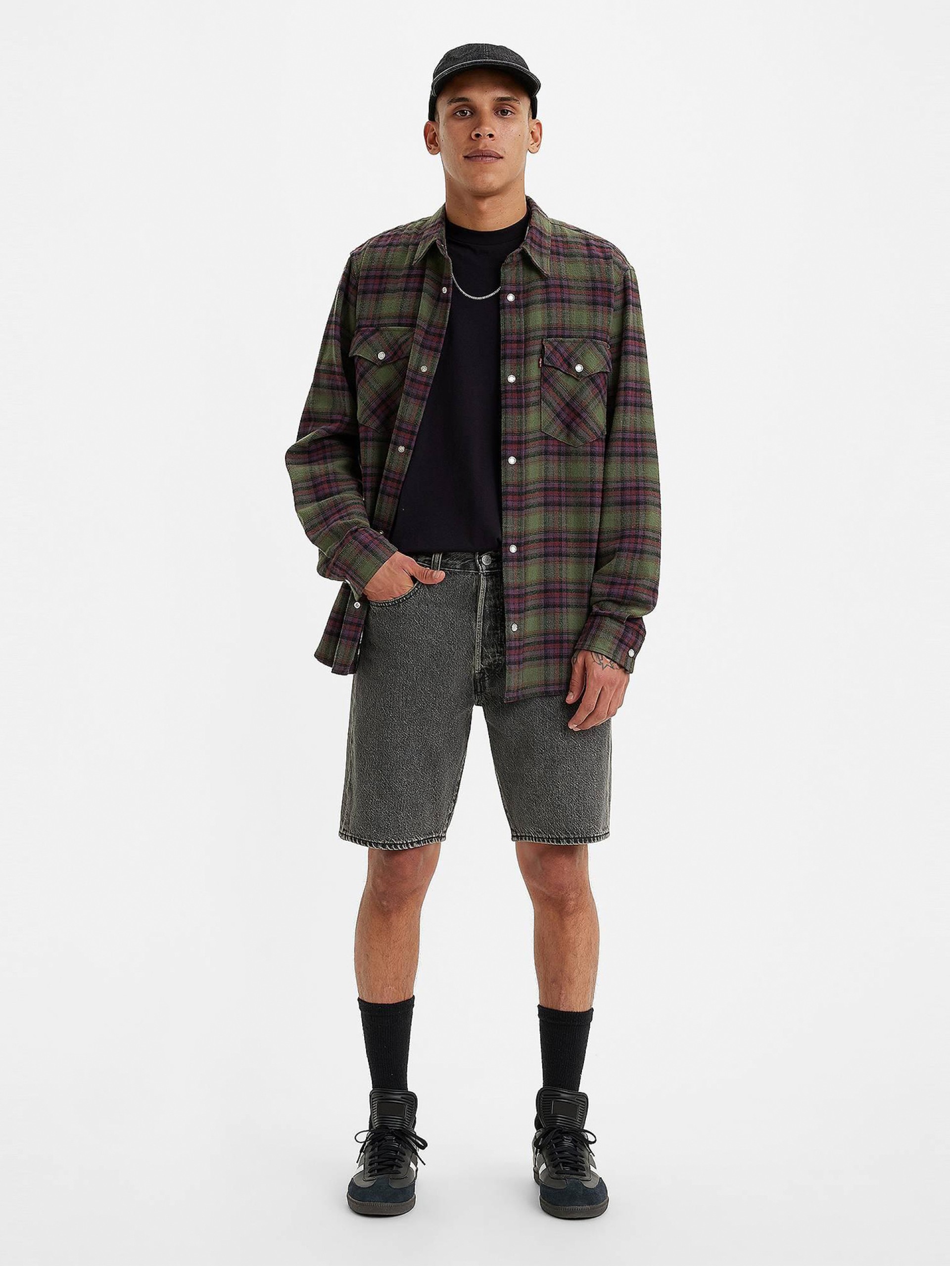 Calções Levis 501 Hemmed