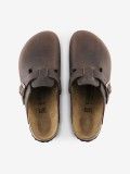 Birkenstock Boston Oiled Leather Slides