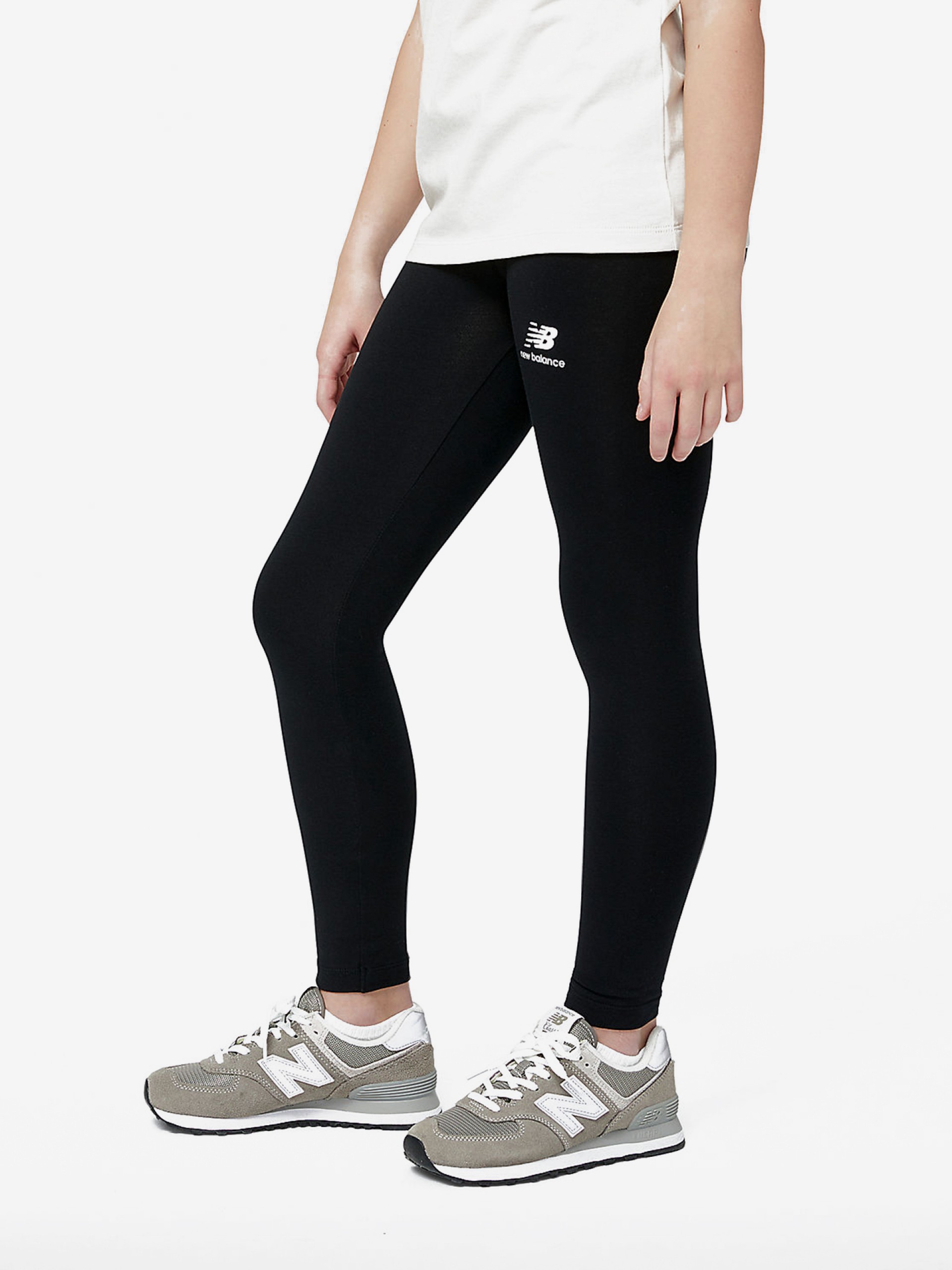 Leggings New Balance Essentials Stacked Logo Kids
