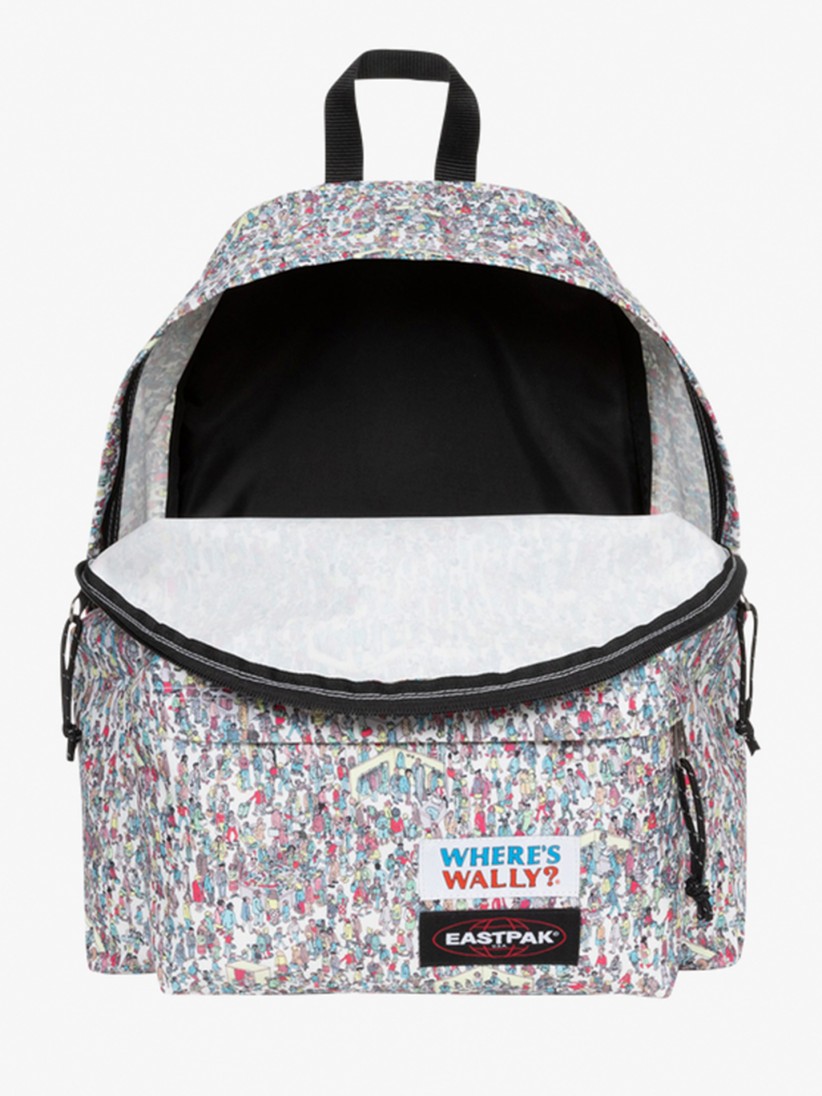 Eastpak Padded Pak'R Wally Pattern White Backpack
