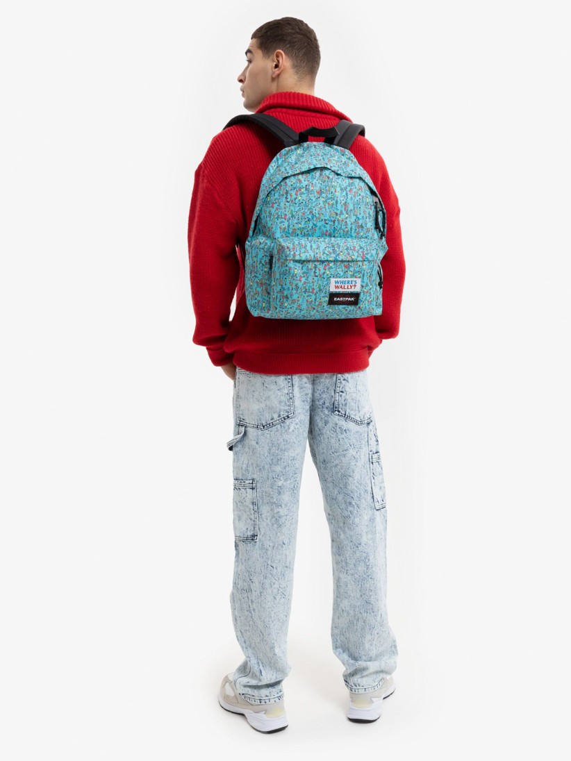 Eastpak Padded Pak'R Wally Pattern Blue Backpack