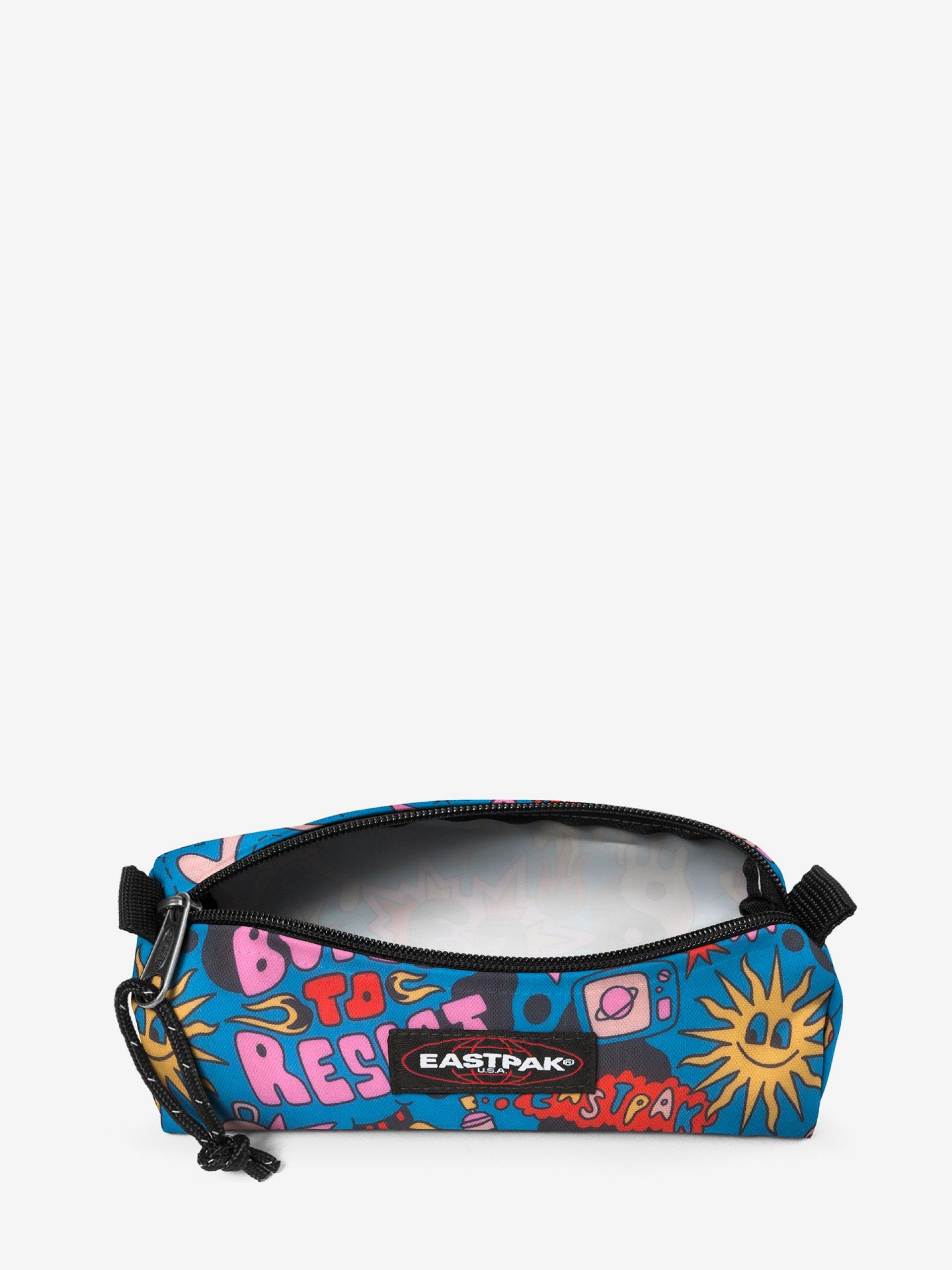 Estojo Eastpak Benchmark Single Doodle Blue