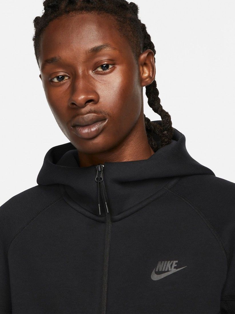 Casaco Nike Sportswear Tech Fleece Criança Black-Black-Black