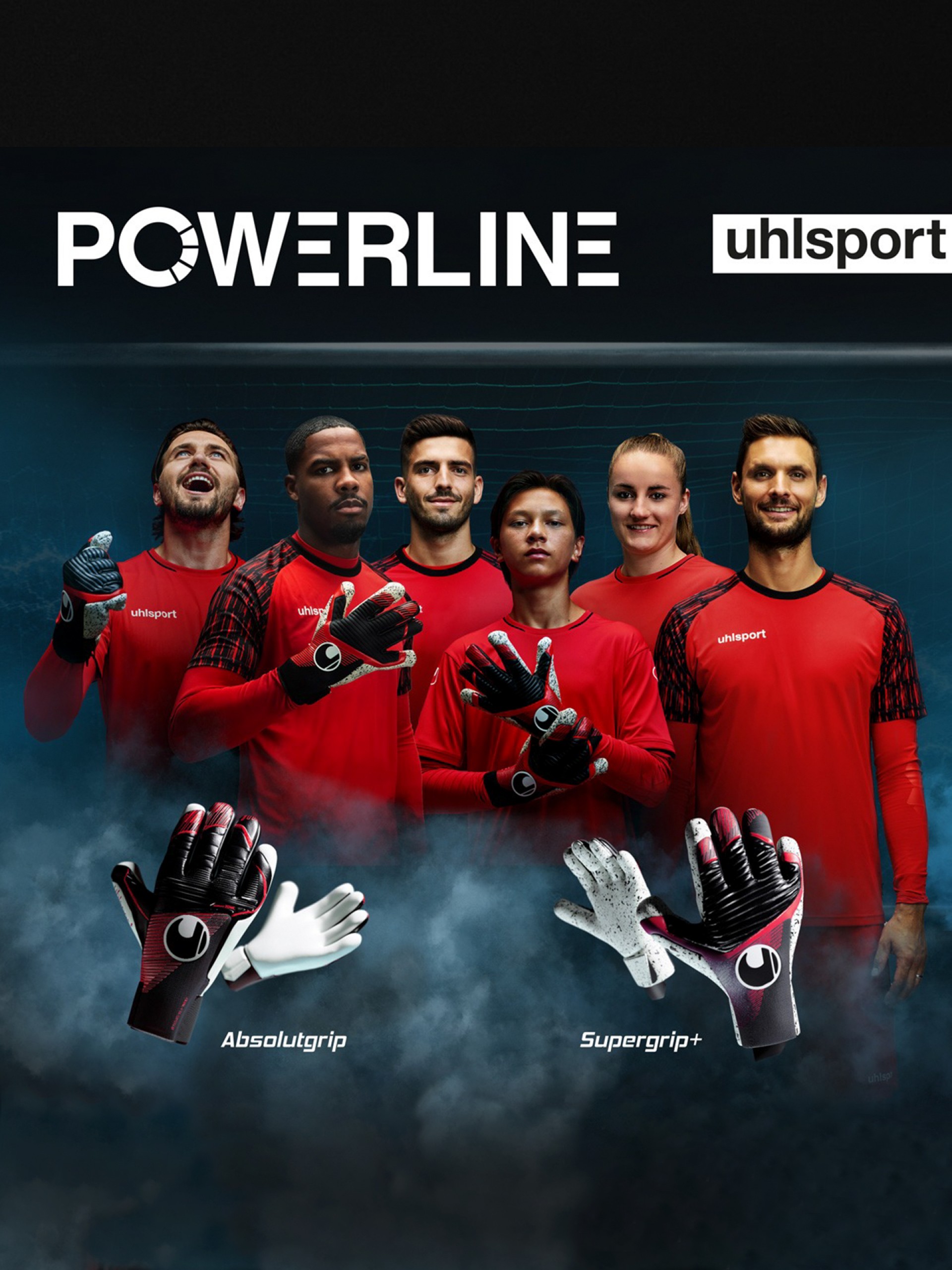 Luvas de Guarda-Redes Uhlsport Powerline Supersoft HN