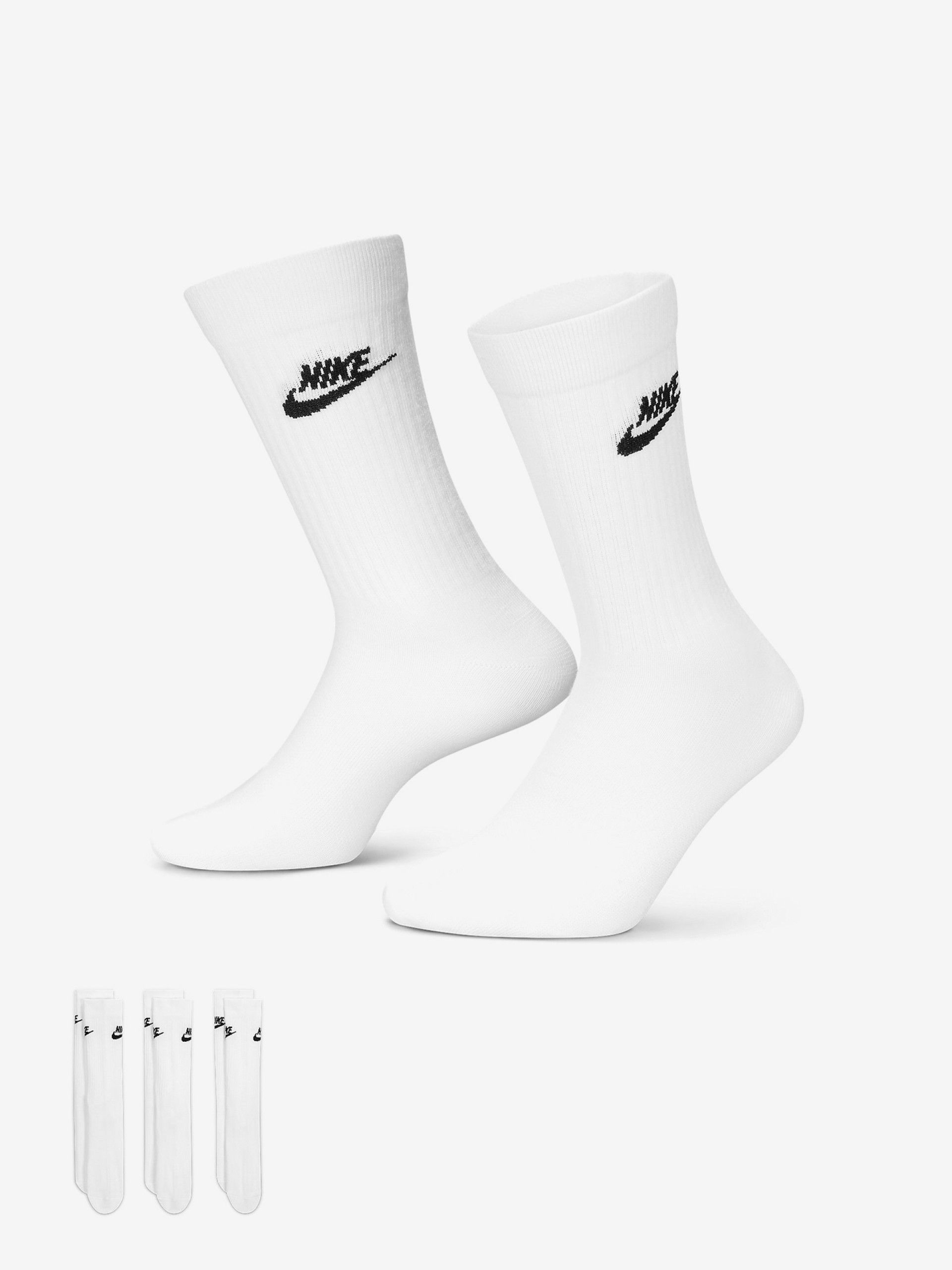 Calcetines Nike Sportswear Everyday Essential Blancos (3 Pares)
