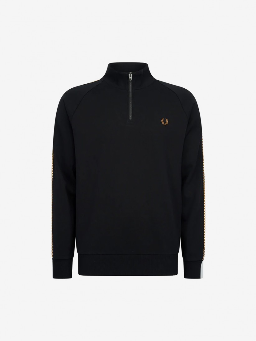 Camisola Fred Perry Chequerboard Tape Half Zip