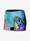 Arena Street Art Print Kids Swimming Shorts