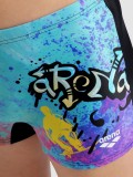 Arena Street Art Print Kids Swimming Shorts