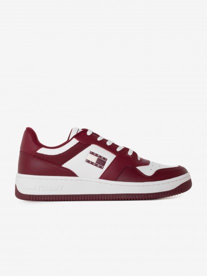 Sapatilhas Tommy Hilfiger Retro Leather Cupsole Basketball