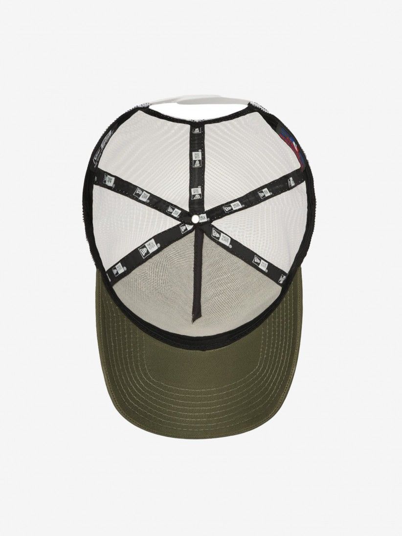 Gorra New Era League Essential Trucker New York Yankees Verde y Blanca