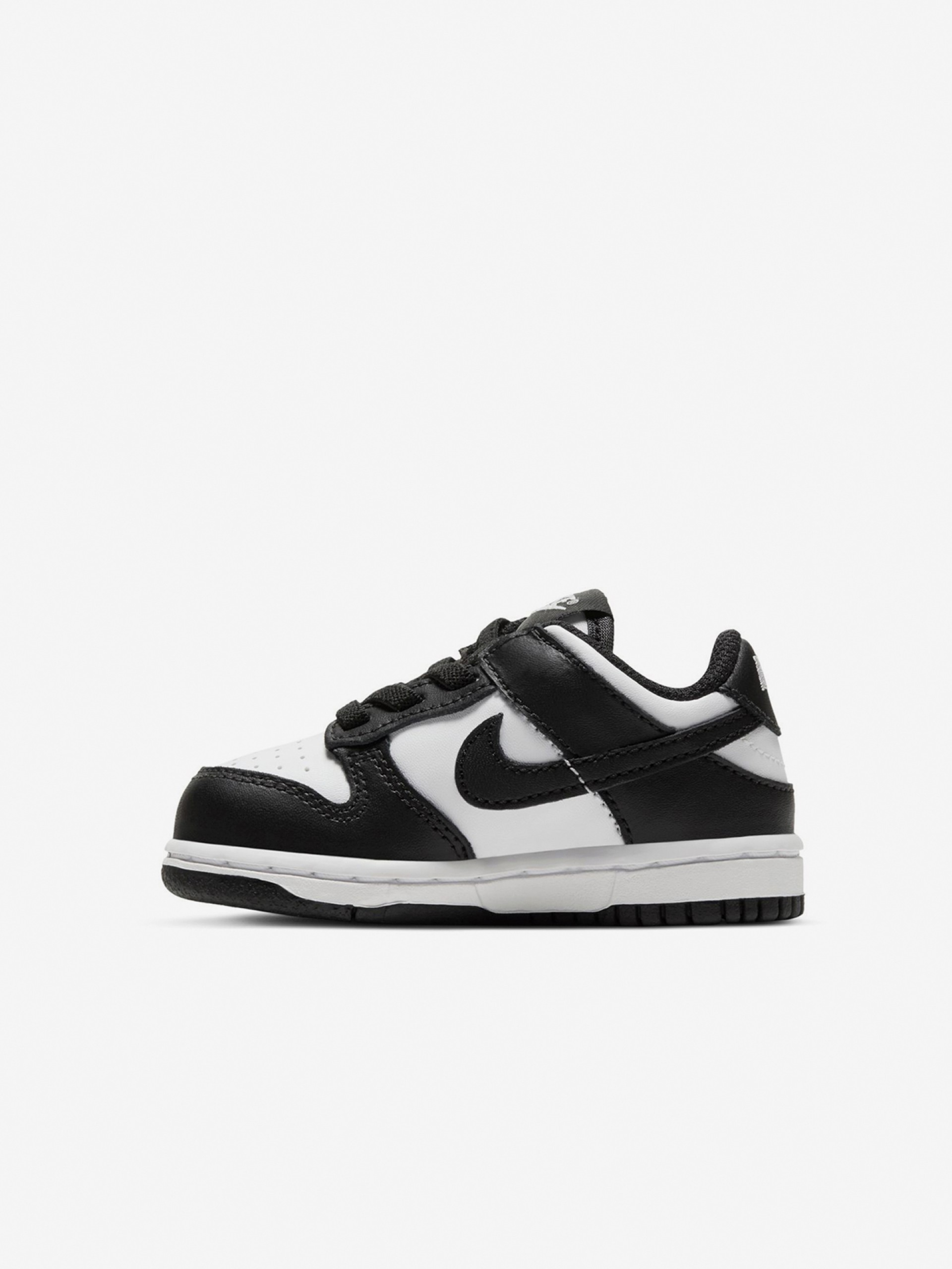 Sapatilhas Nike Dunk Low Pretas e Brancas Para Bebé