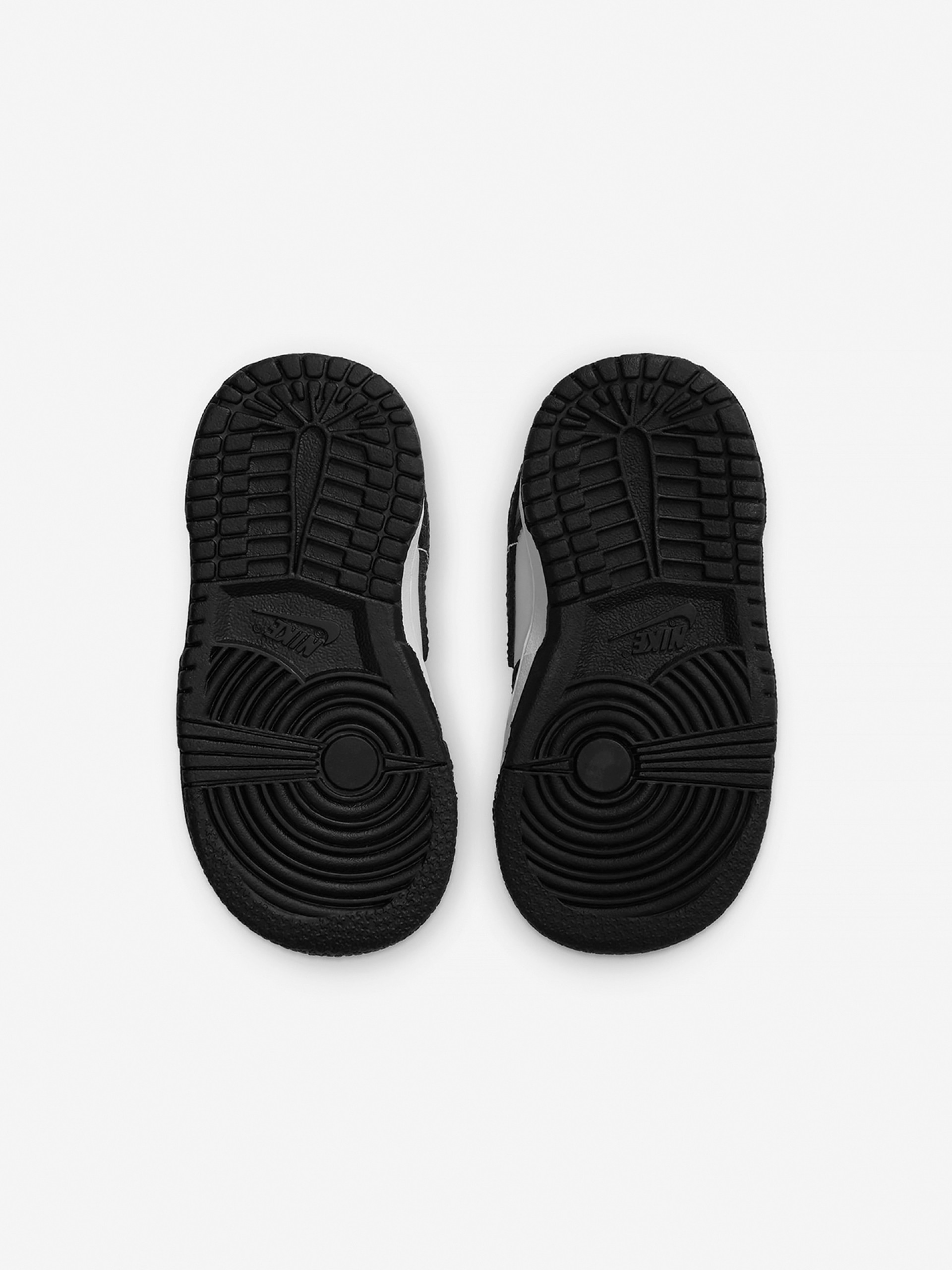 Sapatilhas Nike Dunk Low Pretas e Brancas Para Bebé