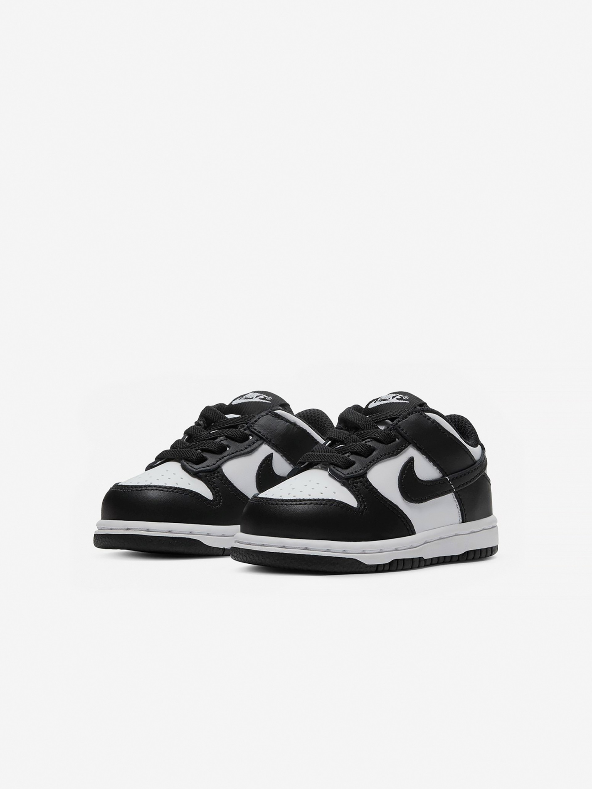 Sapatilhas Nike Dunk Low Pretas e Brancas Para Bebé