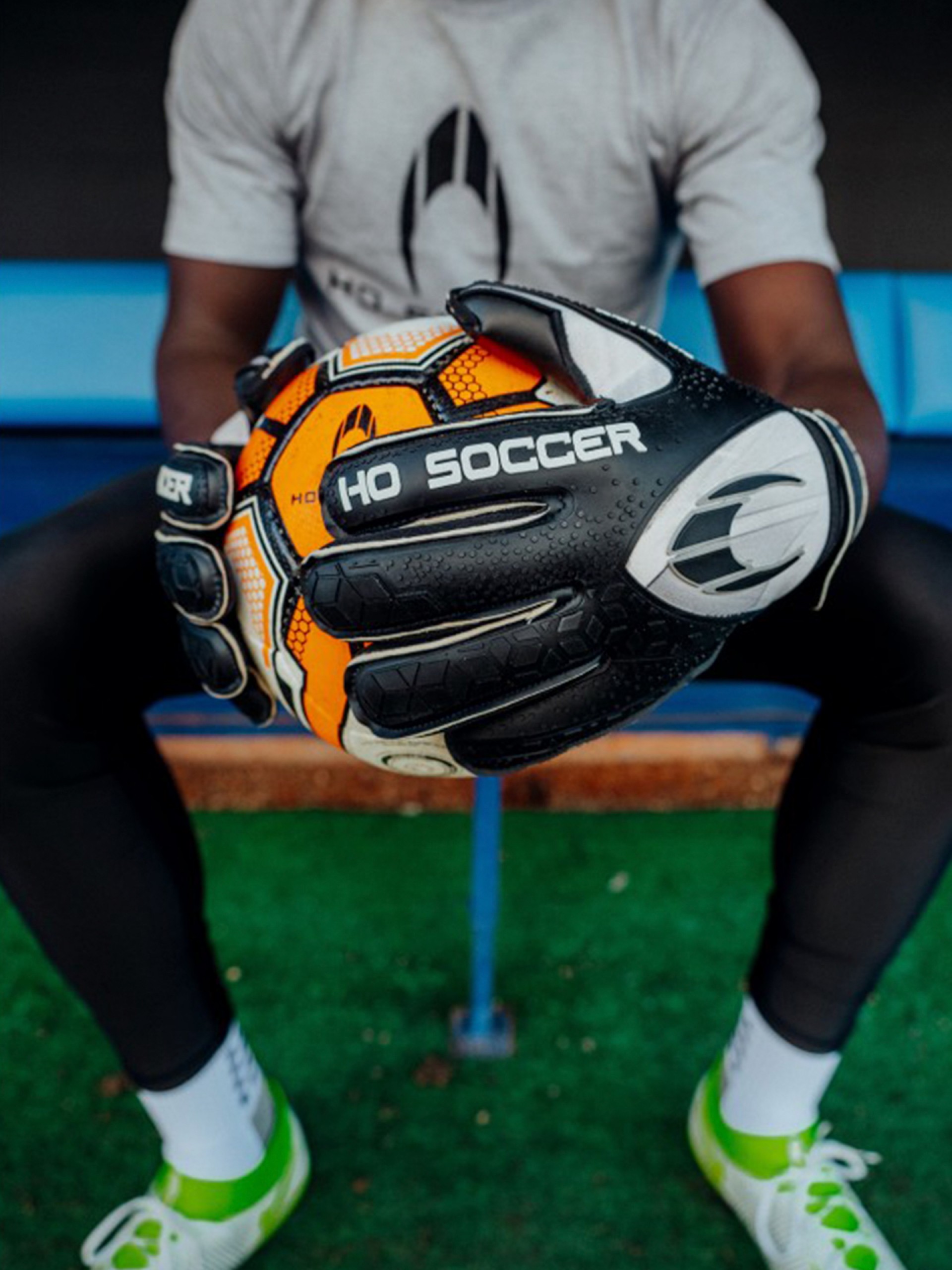 Luvas de Guarda-Redes Ho Soccer Blokeo Roll/finger Techno Black