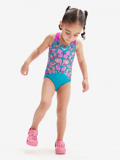 Speedo Digital Printed Kids Swimsuit