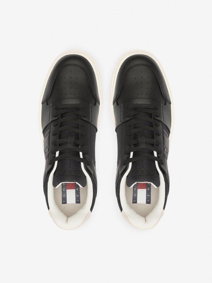 Tommy Hilfiger Mixed Cupsole Fine Cleat Leather Sneakers