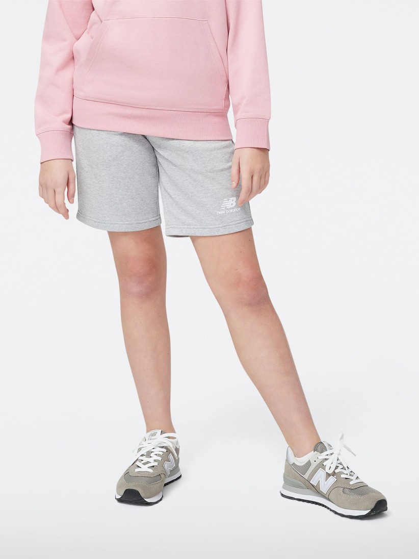 Cales New Balance Essentials Stacked Logo French Terry Kids