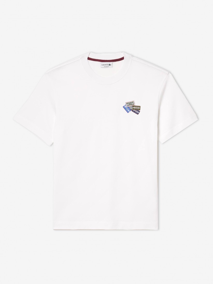 Camiseta Lacoste Heavy Cotton Multi Badge