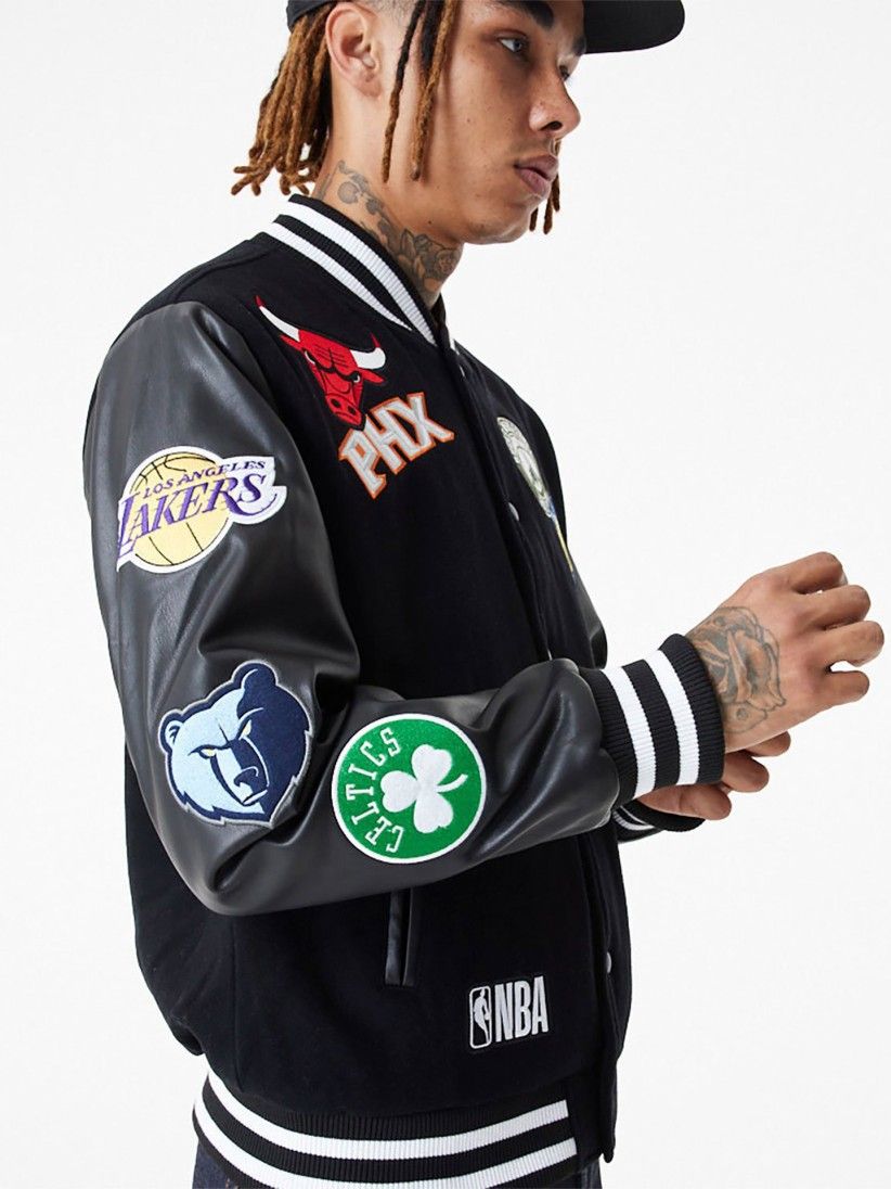 New Era NBA All Over Badge Jacket