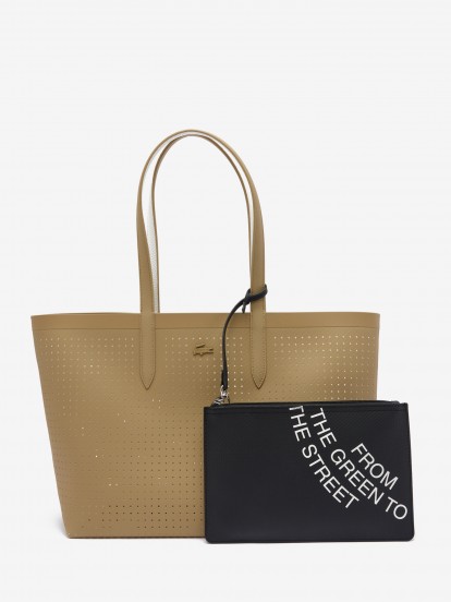 Lacoste Women's Reversible Pique Effect Bag