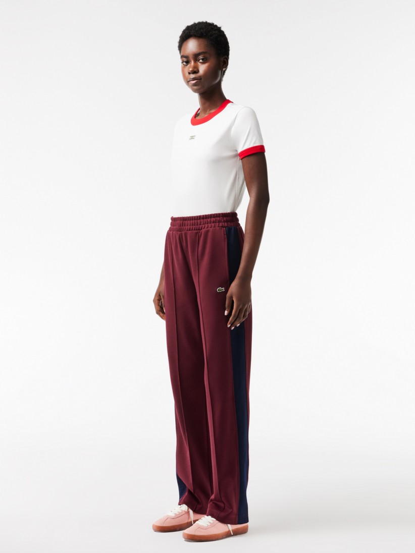 Lacoste Women's Paris Colorblock Cotton Trousers