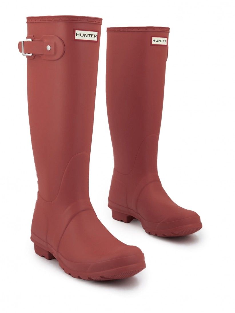 Hunter Women's Original Tall Tri-Colour Logo Backstrap Boots
