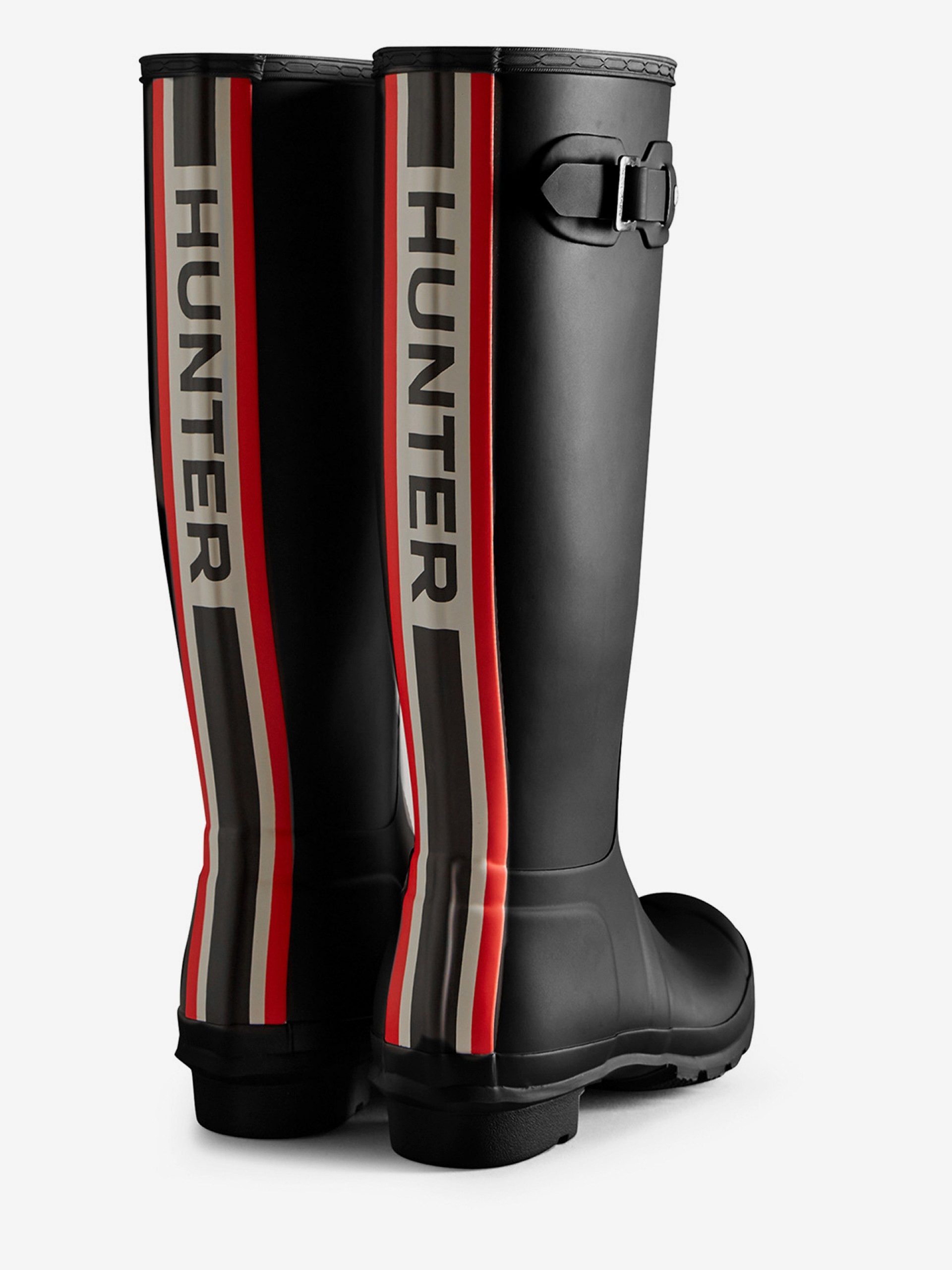 Botas Hunter Women's Original Tall Tri-Colour Logo Backstrap
