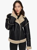 Chaqueta Only ONLWilma Faux Leath Sherpa