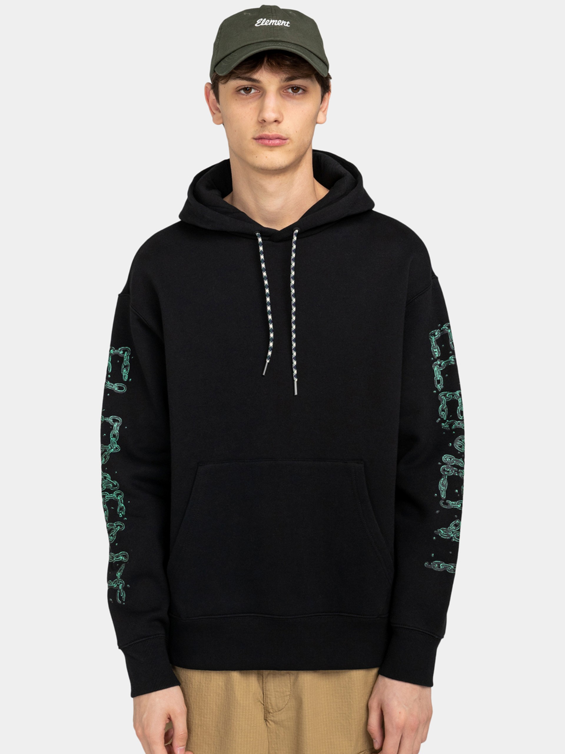 Sudadera con Capucha Element Hirotton Leopard