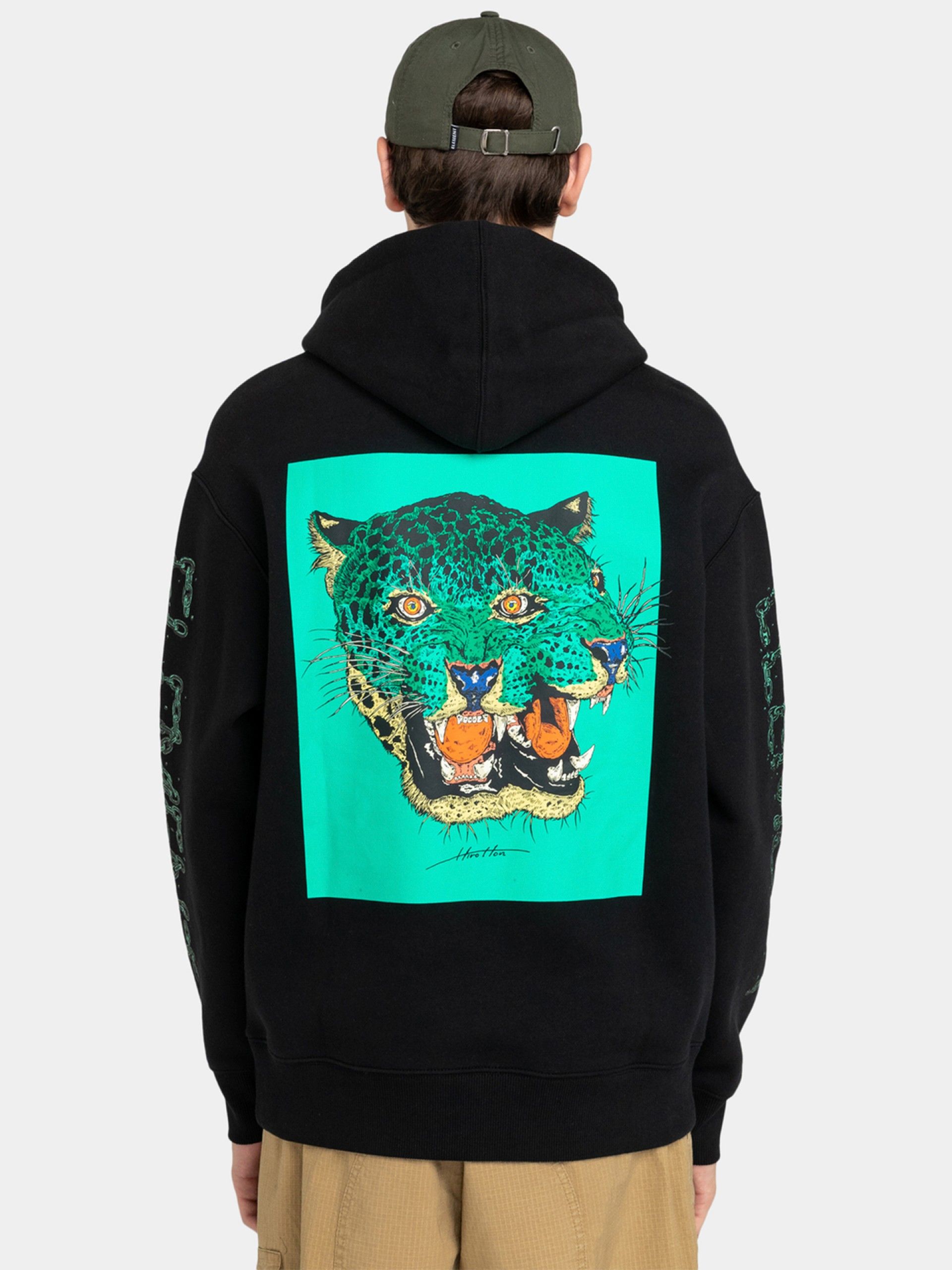 Sudadera con Capucha Element Hirotton Leopard